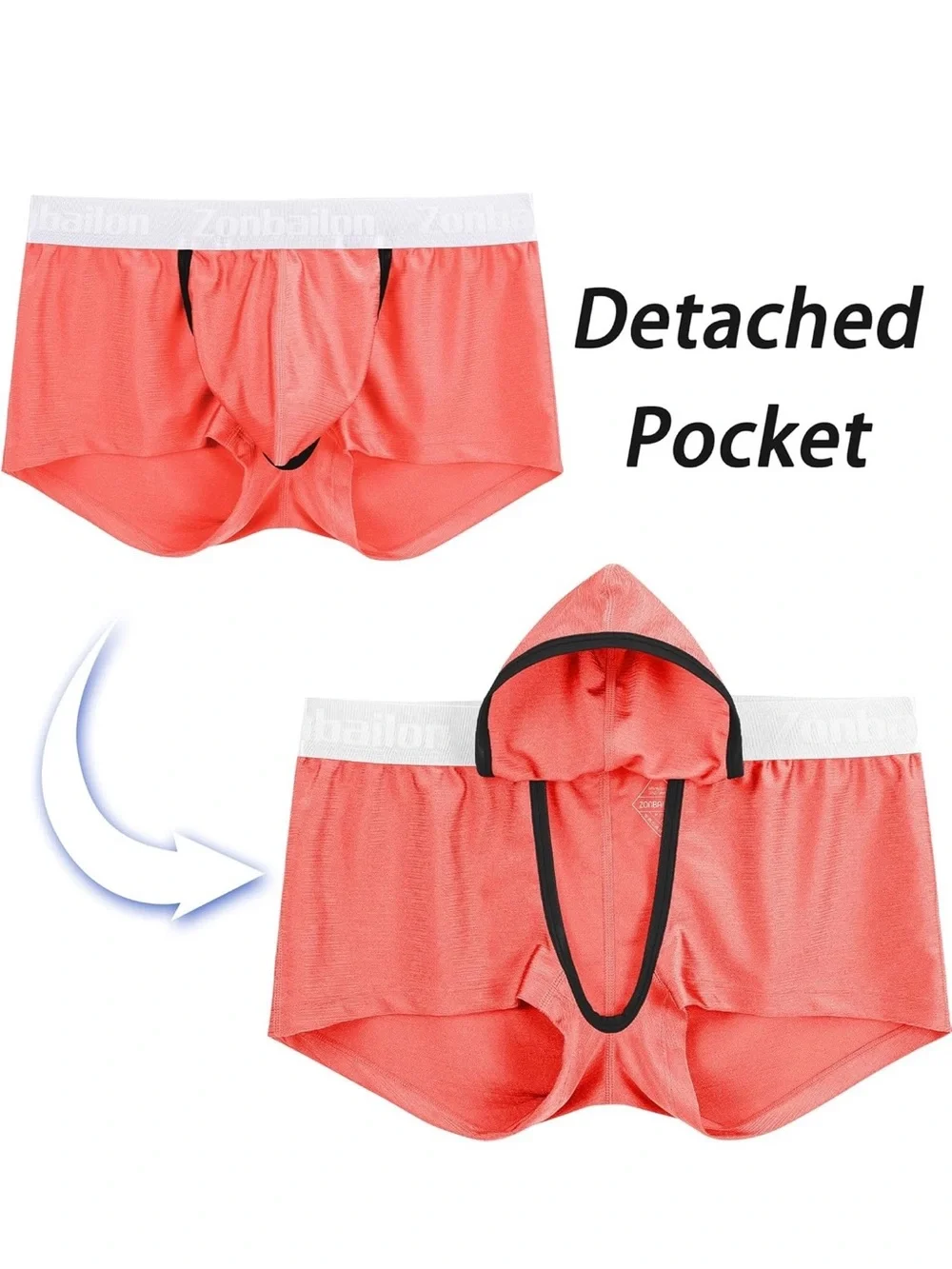 Men’s 3-Pack trunks — Red, Black, Blue